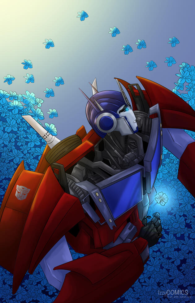 Optimus Prime - Flowers