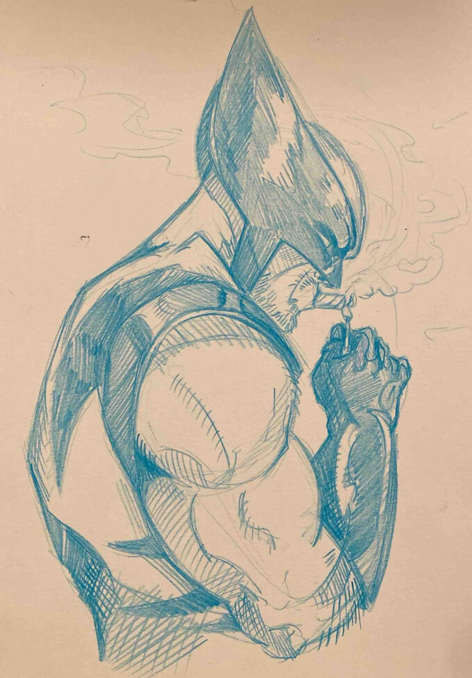 Wolverine Pencil Study
